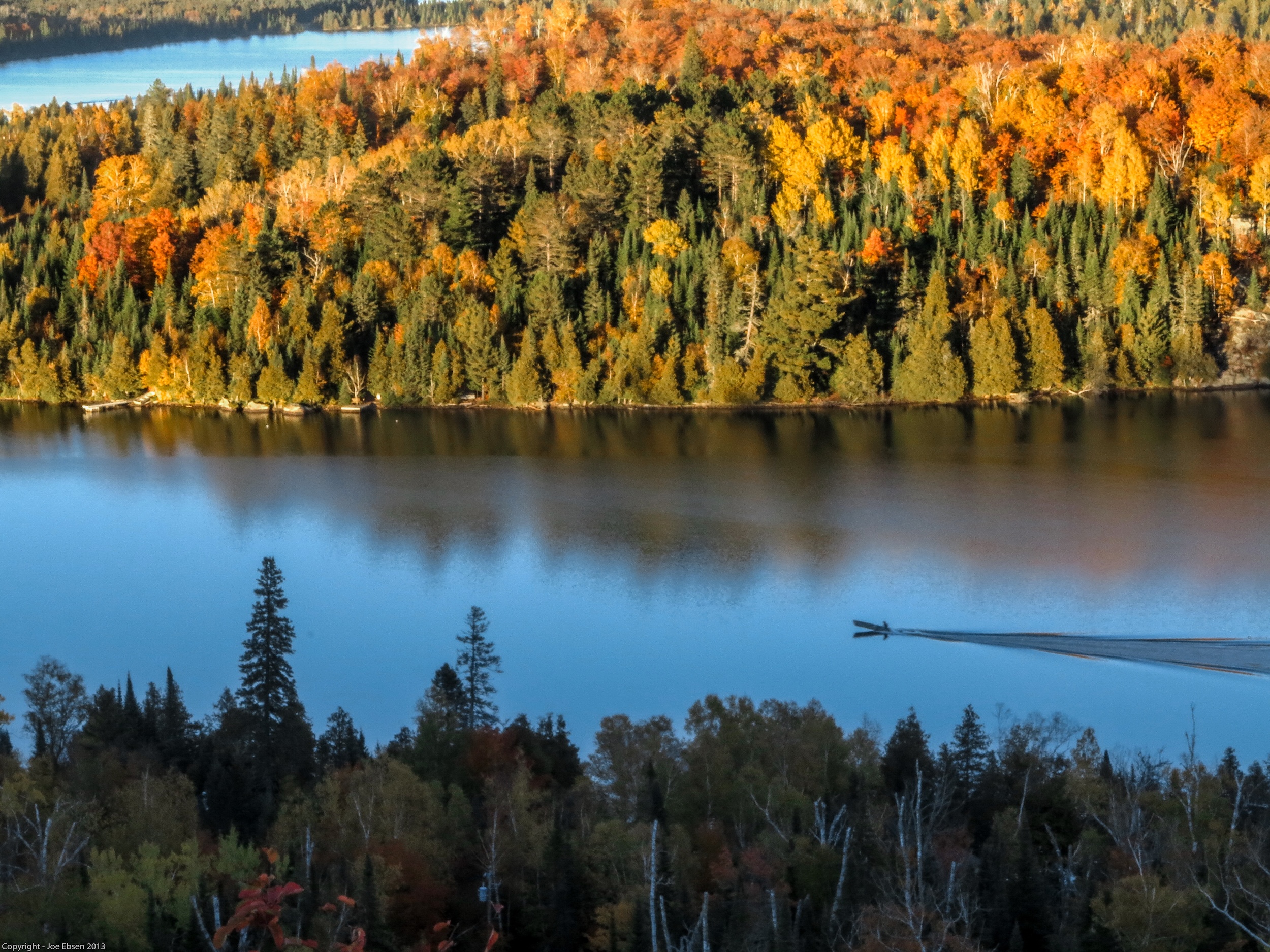 Fall fishing near Lutsen