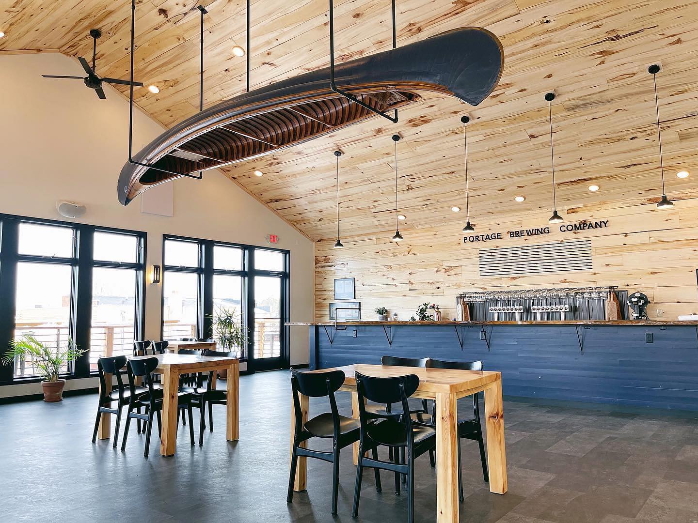 Portage Brewing Company taproom, Walker