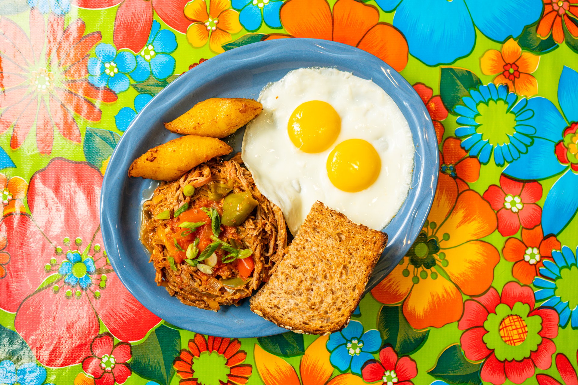The ropa vieja breakfast at Victor's 1959 Cafe