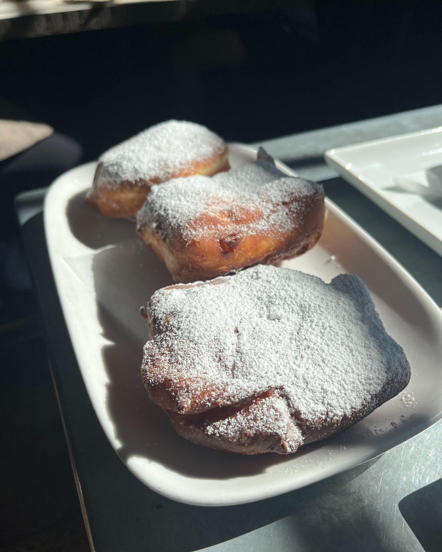 Fresh beignets from Saint Genevieve