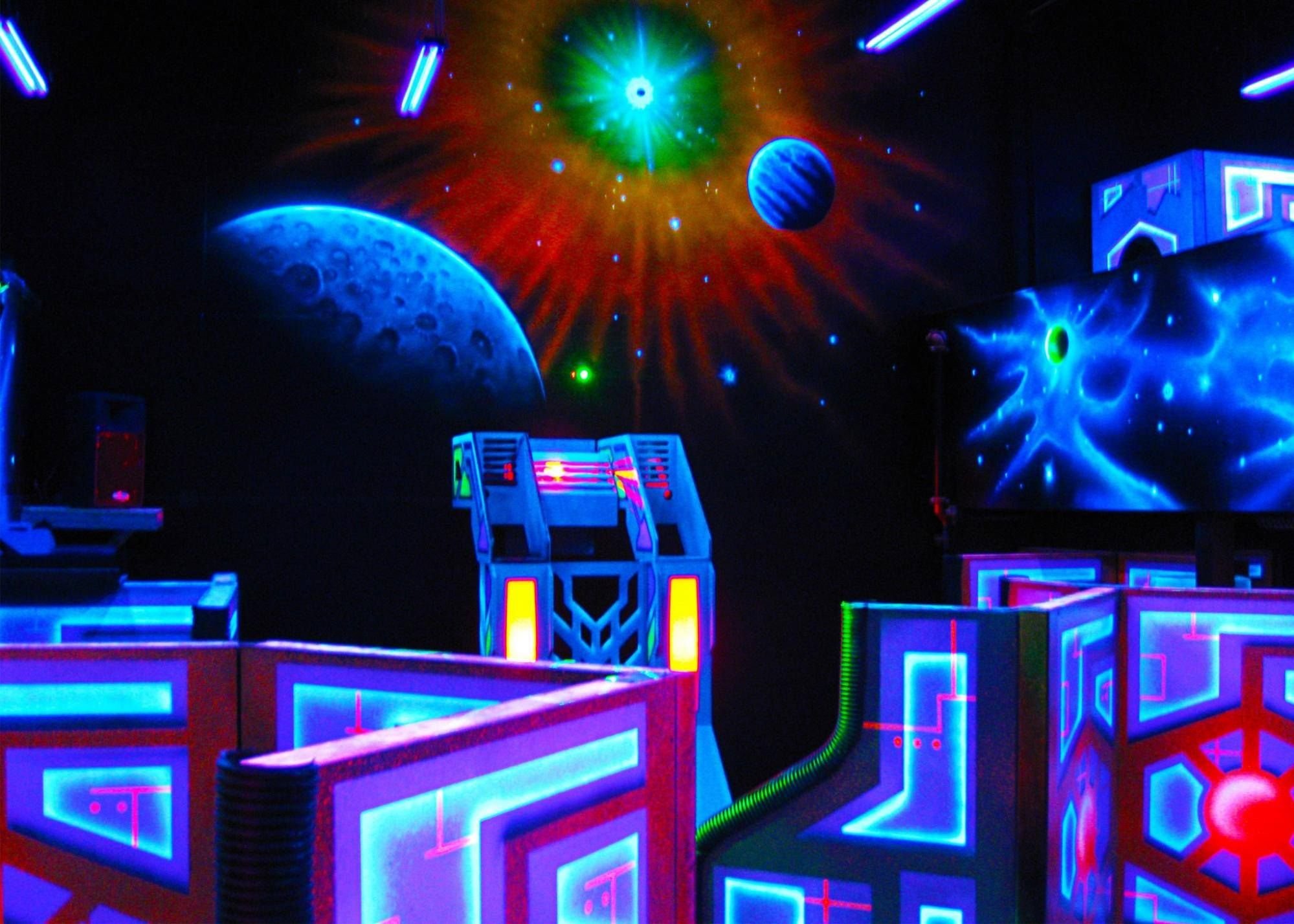 Zero Gravity's laser tag course