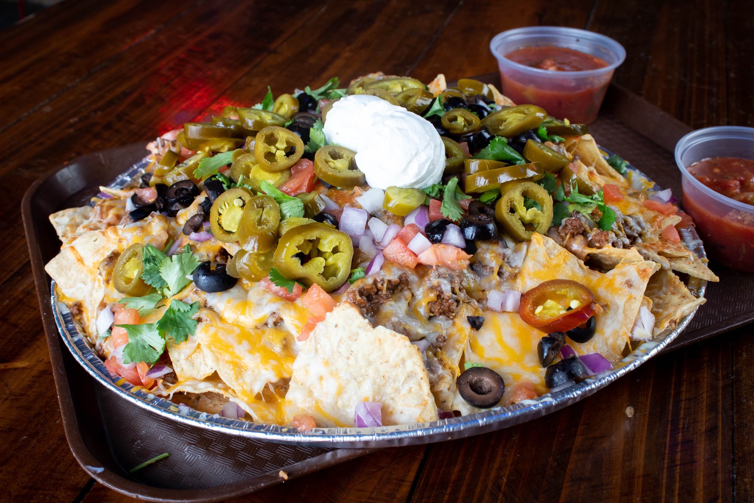 Macho Nachos at Zorbaz