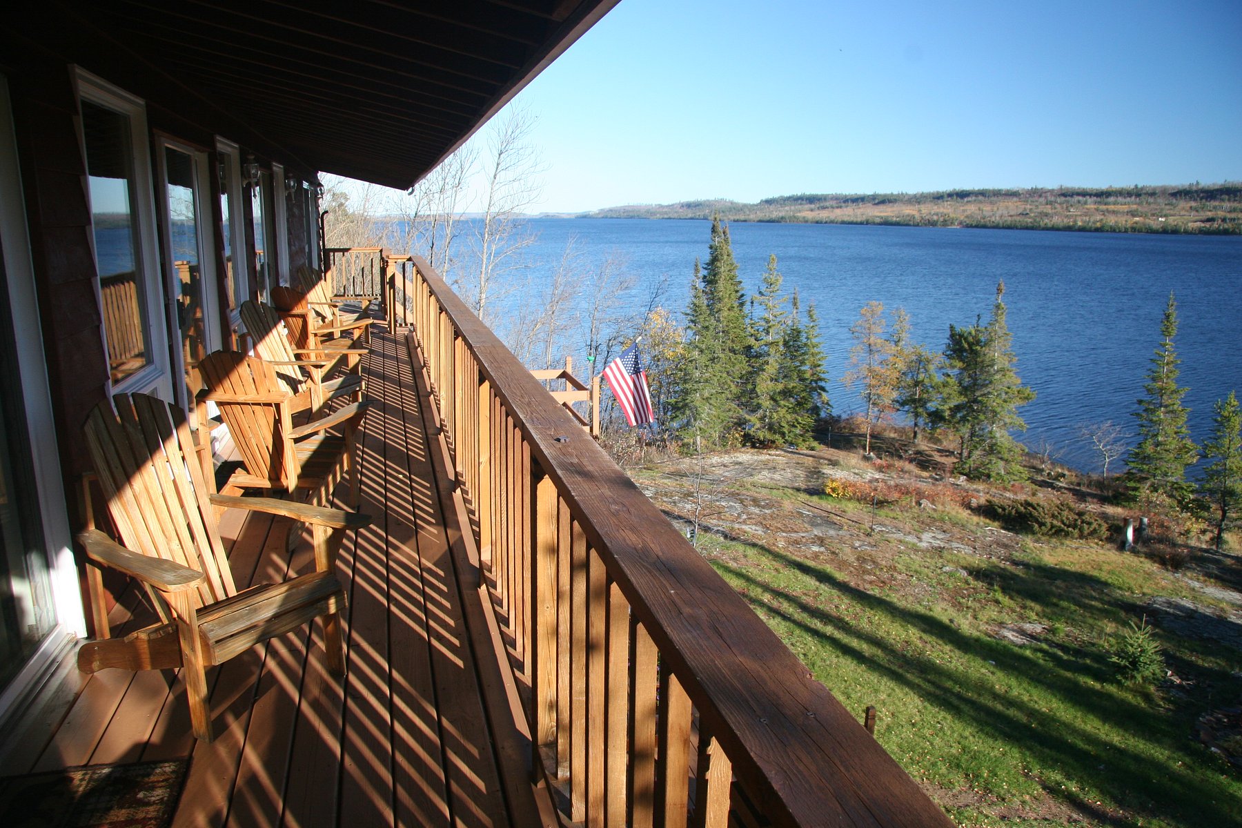 The view from Borderland Lodge's suites