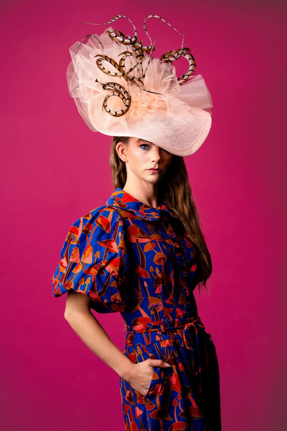 Karen Morris Millinery's Etsuko hat