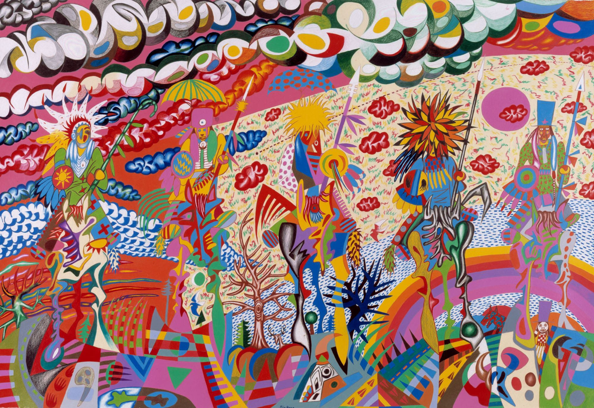 "Western Front #7" by Frank Big Bear