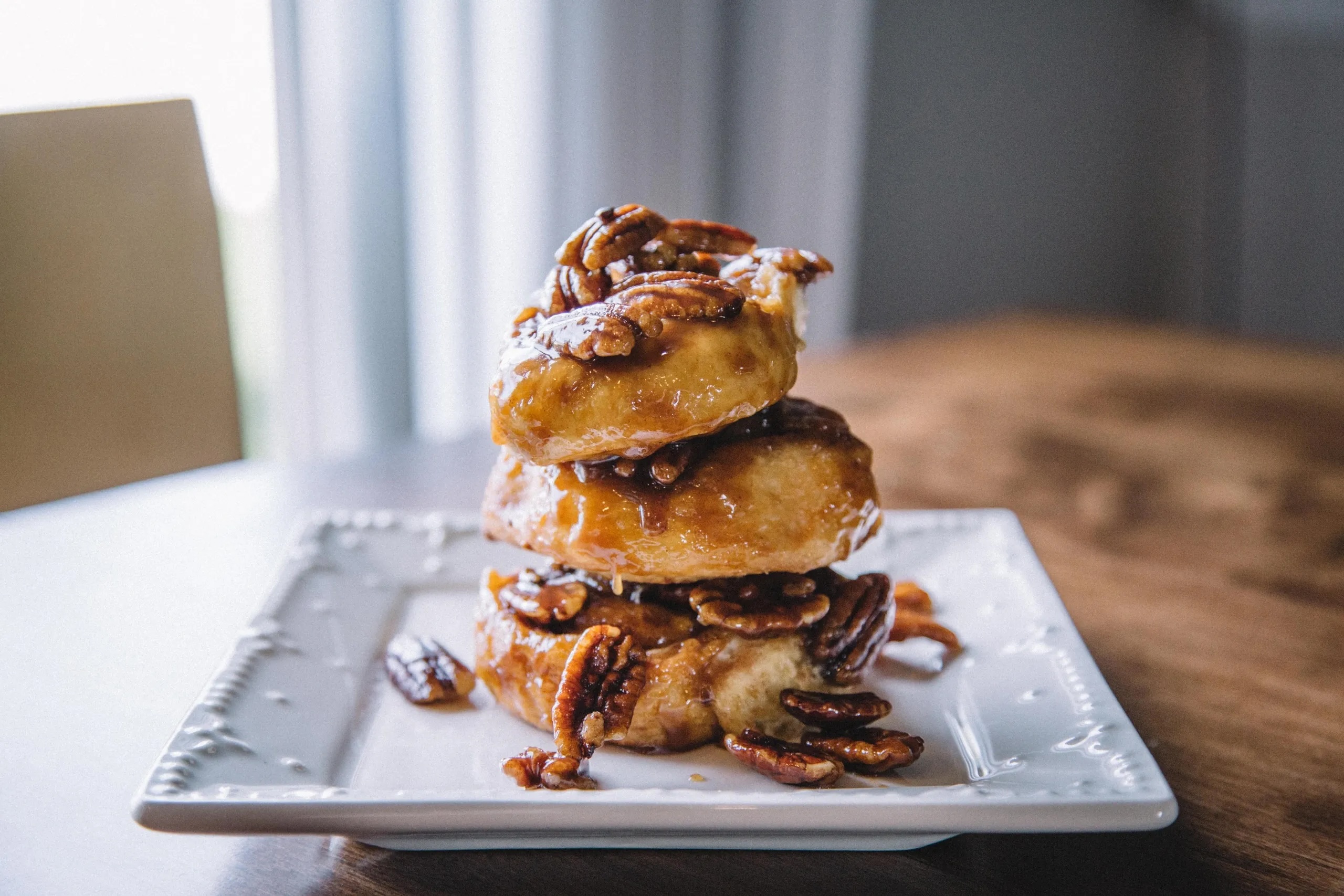 Pecan rolls at LolliPops