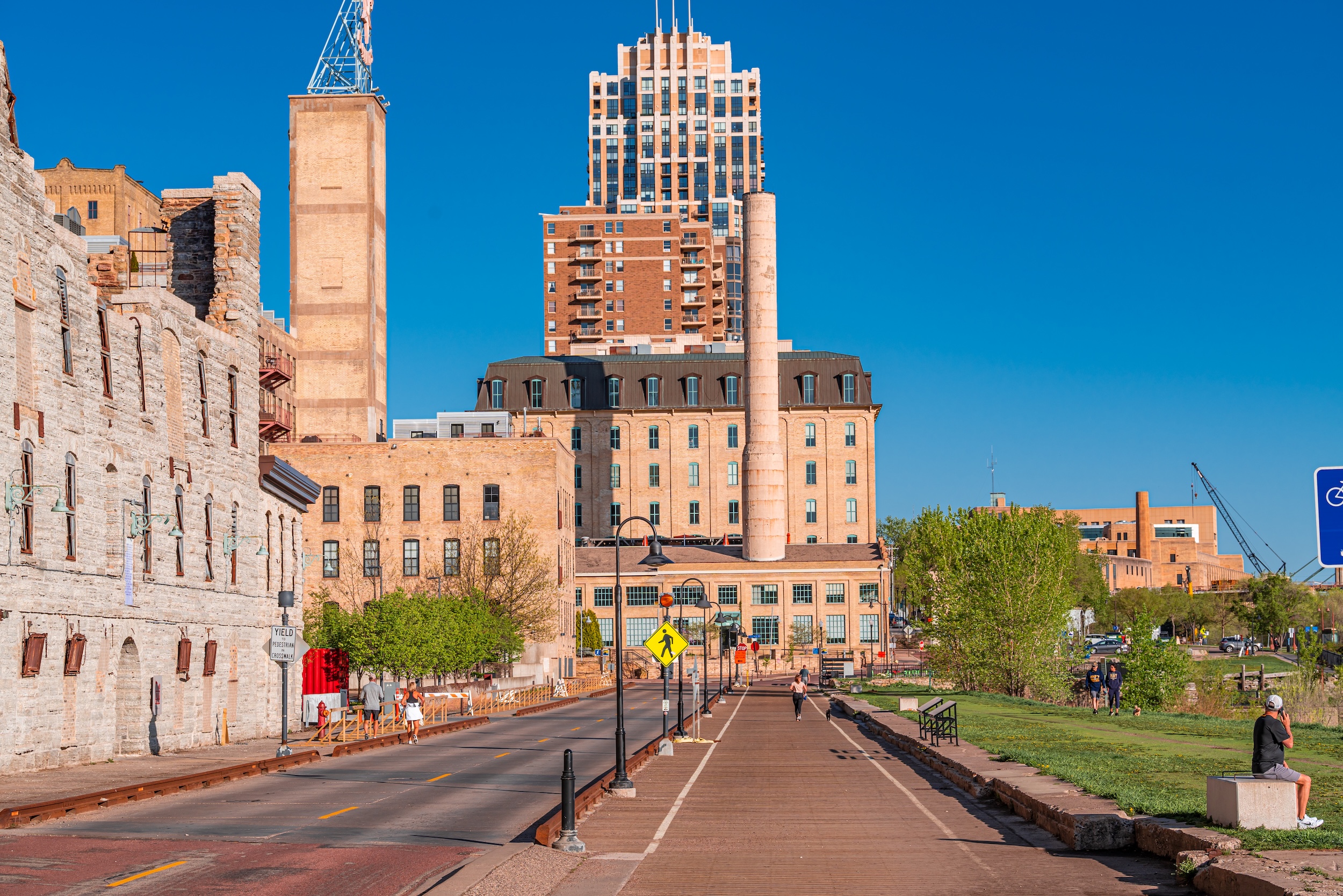 Mill Ruins Park, downtown Minneapolis