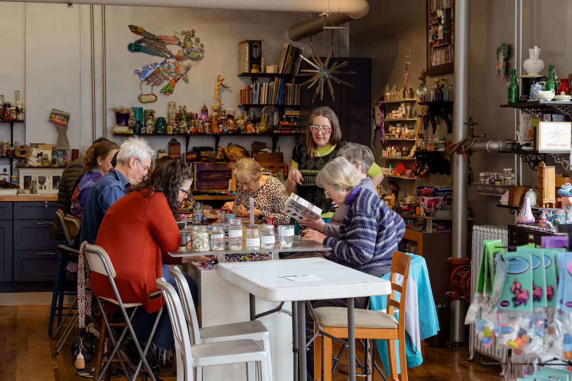 The "Play with Clay" class at Clay Squared to Infinity