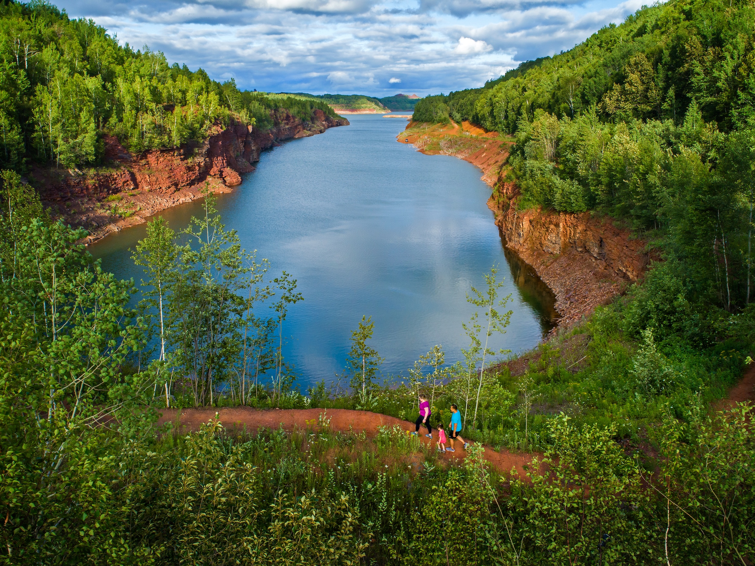 Hiking at Red Head Mountain in Minnesota’s Iron Range, Chisholm