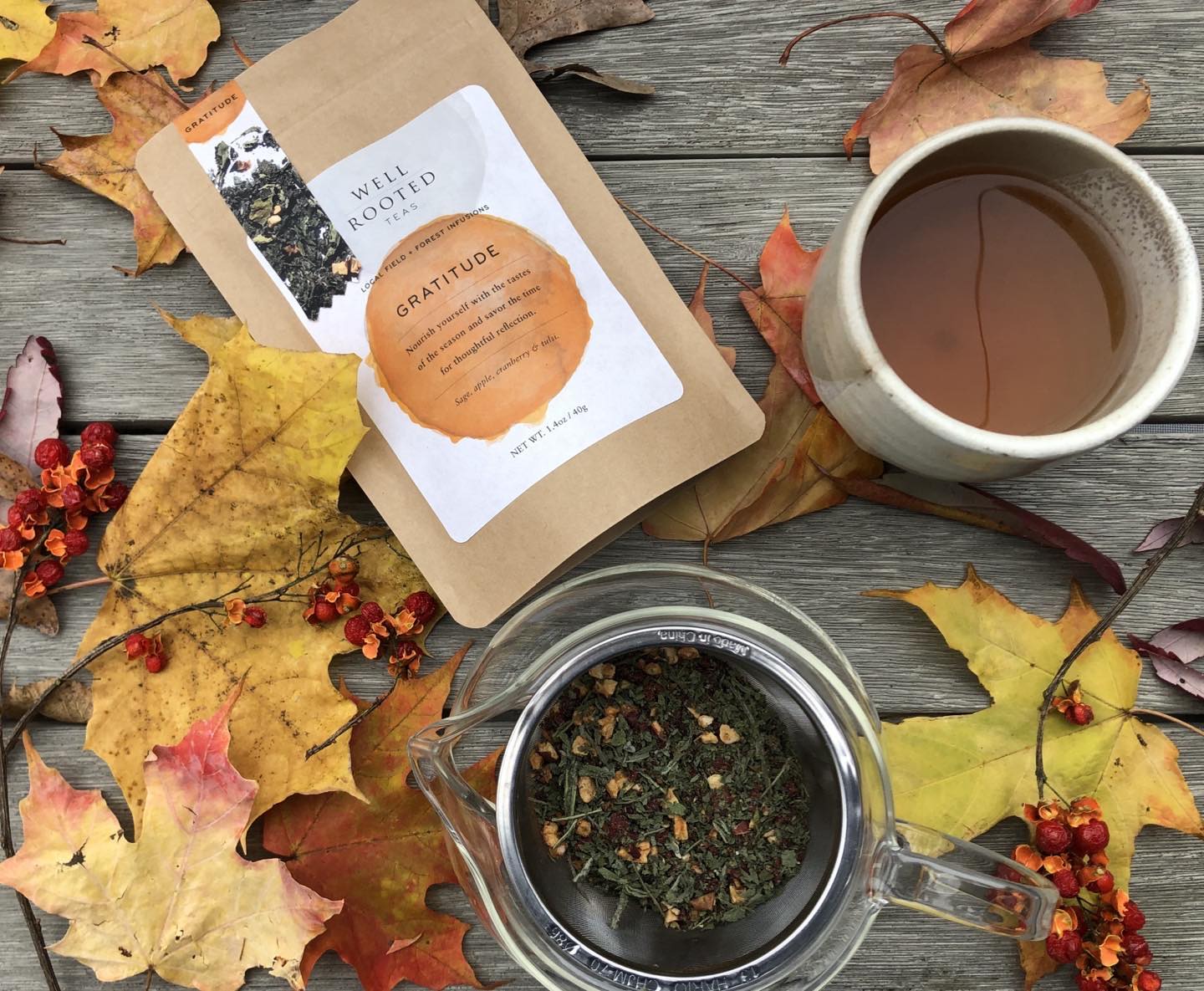 Well Rooted Teas' Gratitude blend