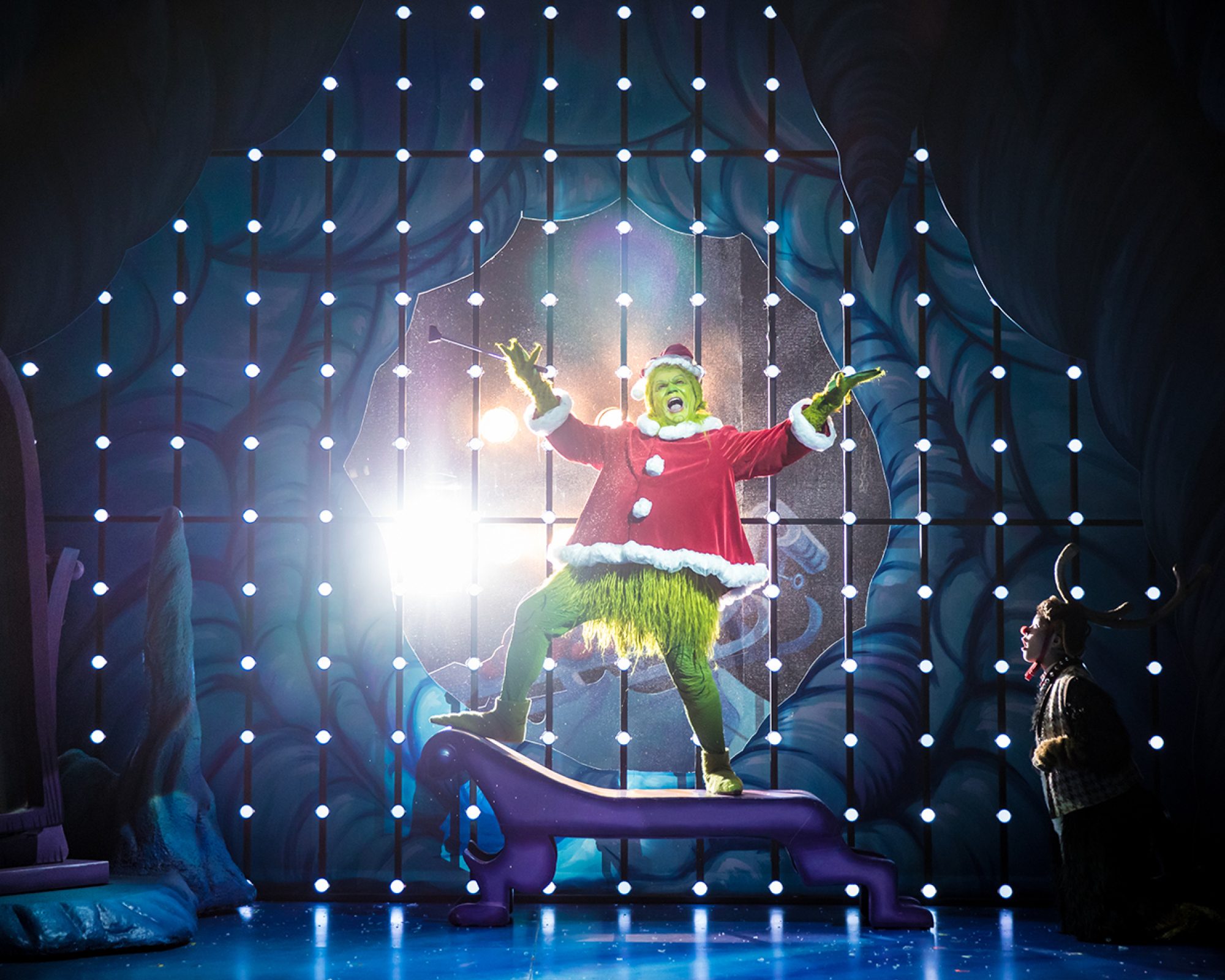 Children's Theatre Company's 2024 production of "How the Grinch Stole Christmas"