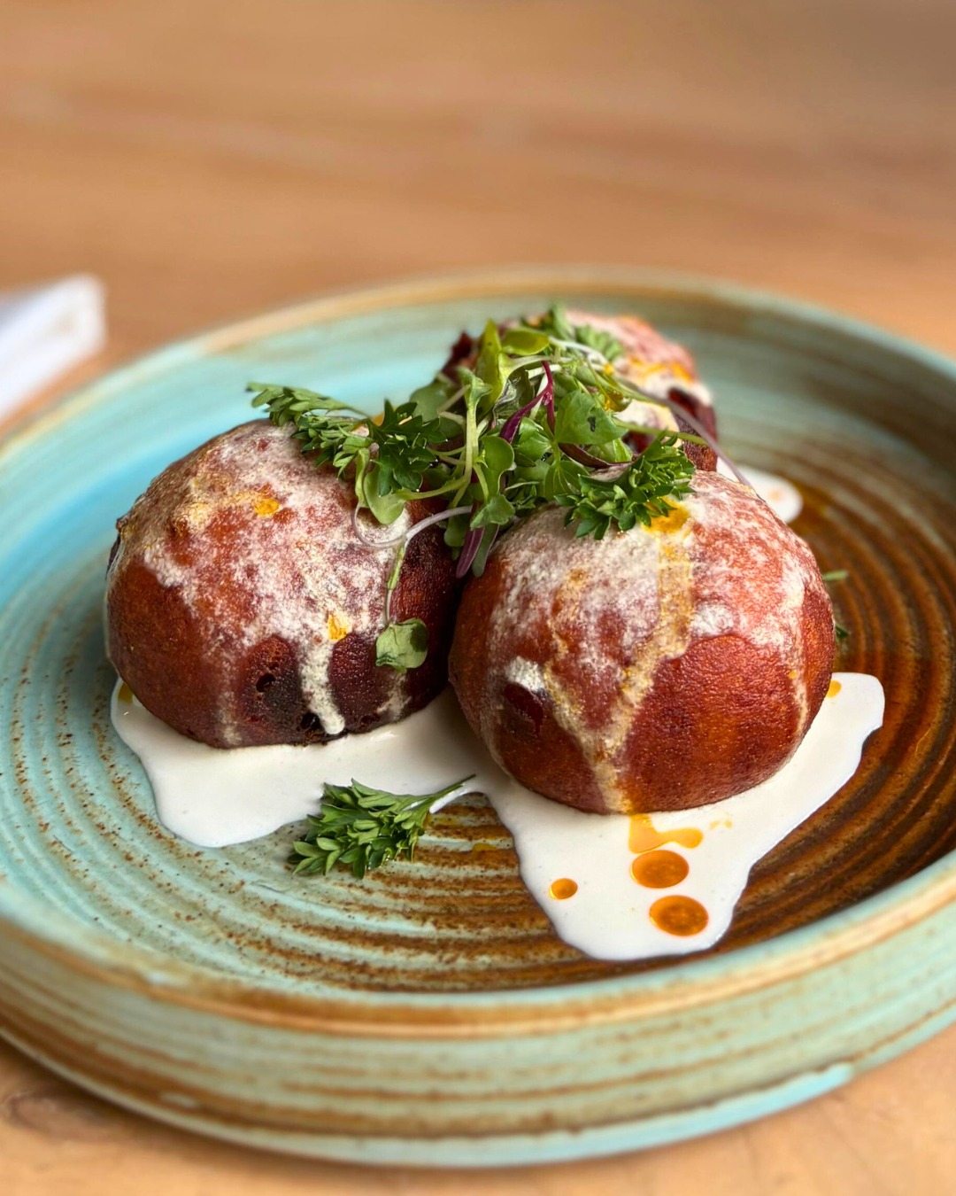 Croquetas de chorizo at Crasqui