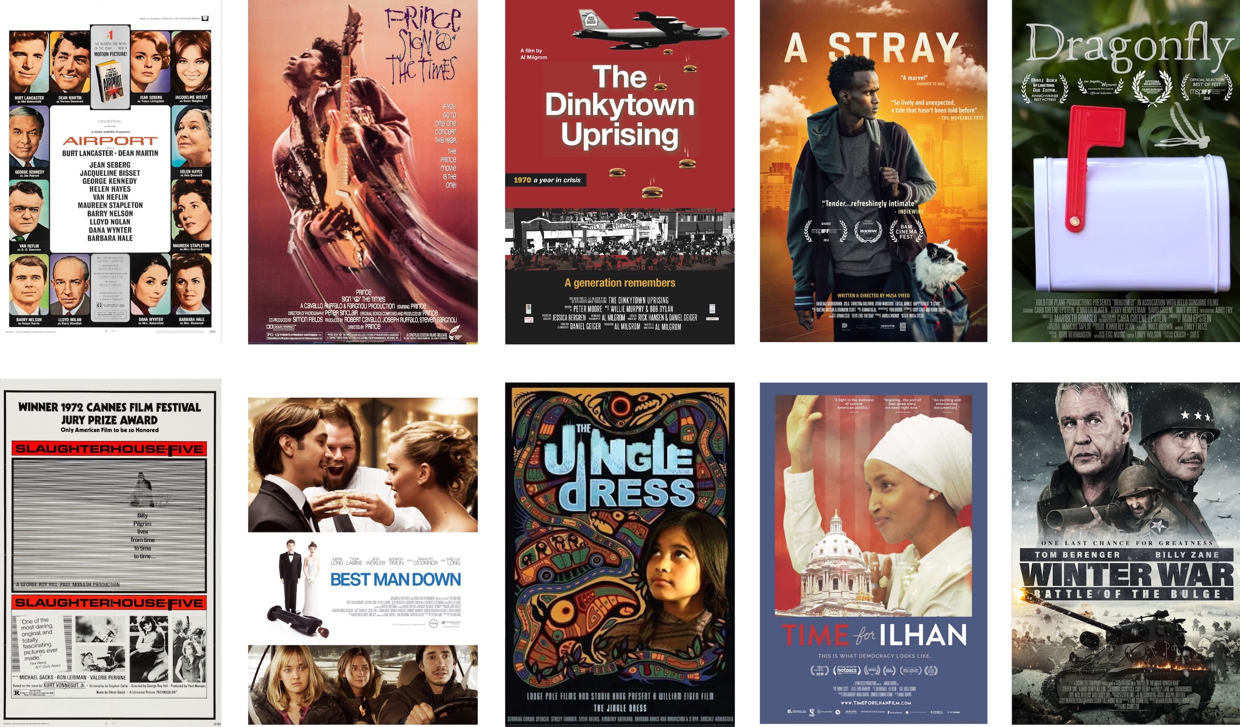 A collage of movies that were made in Minnesota