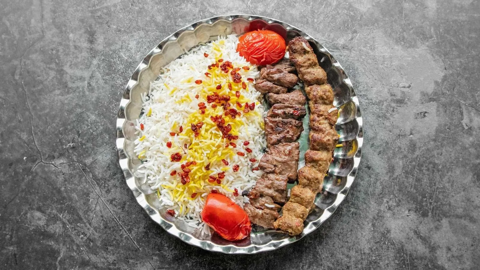 Soltani Kebab at Nader Persian Restaurant