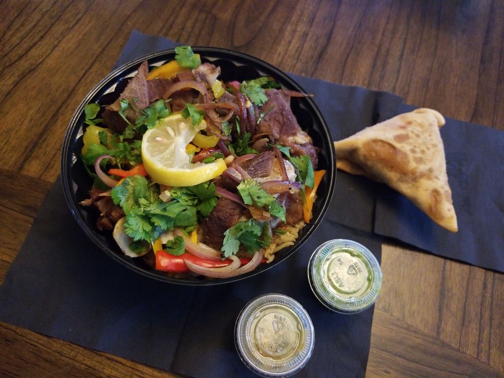 The nomad's ari dish at Karibu Grocery &amp; Deli