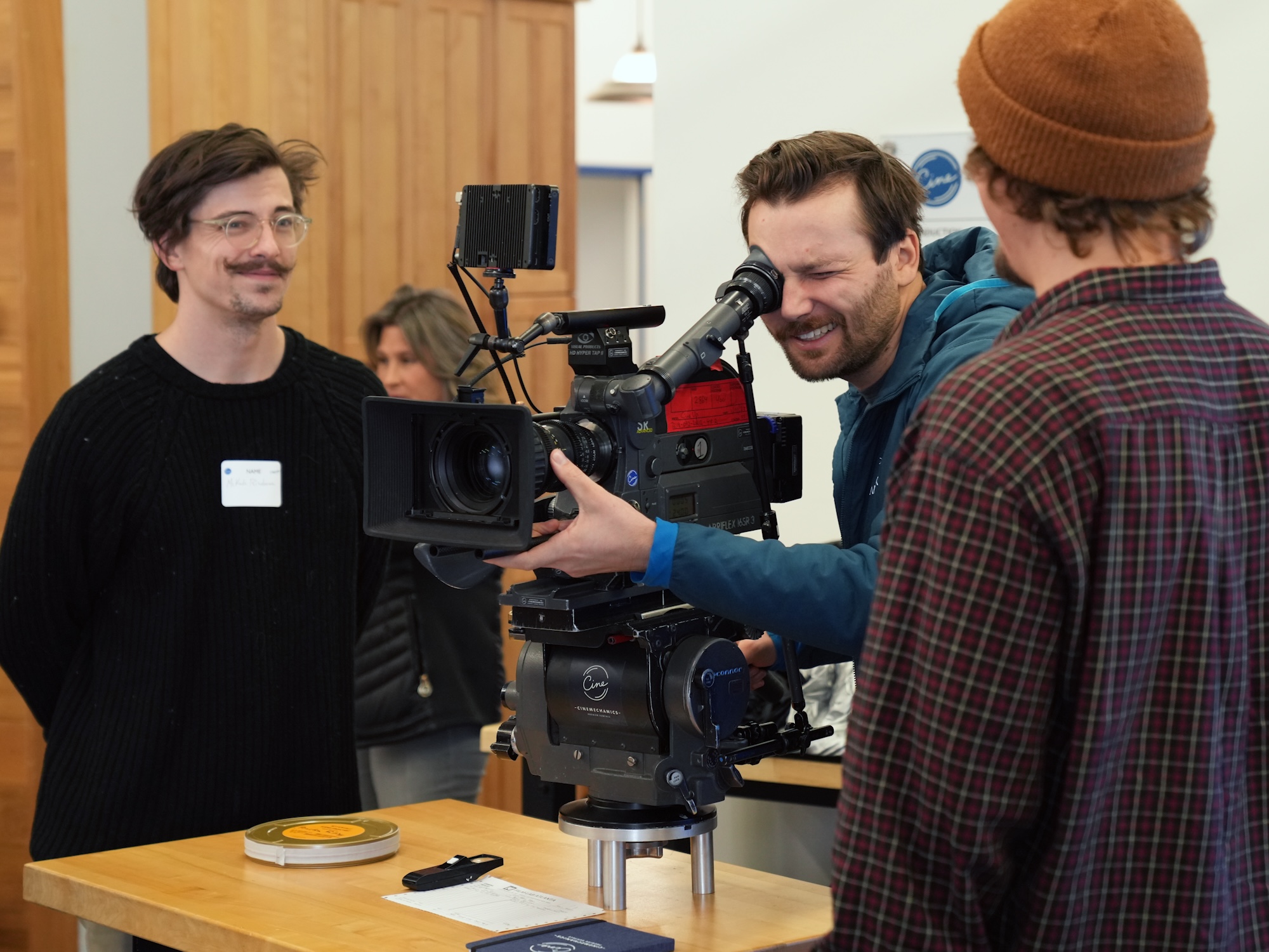 CineUp's Intro to 16mm Film workshop