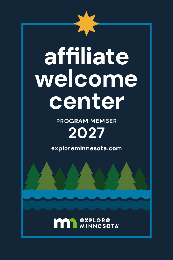 2027 Explore Minnesota Affiliate Welcome Center sticker