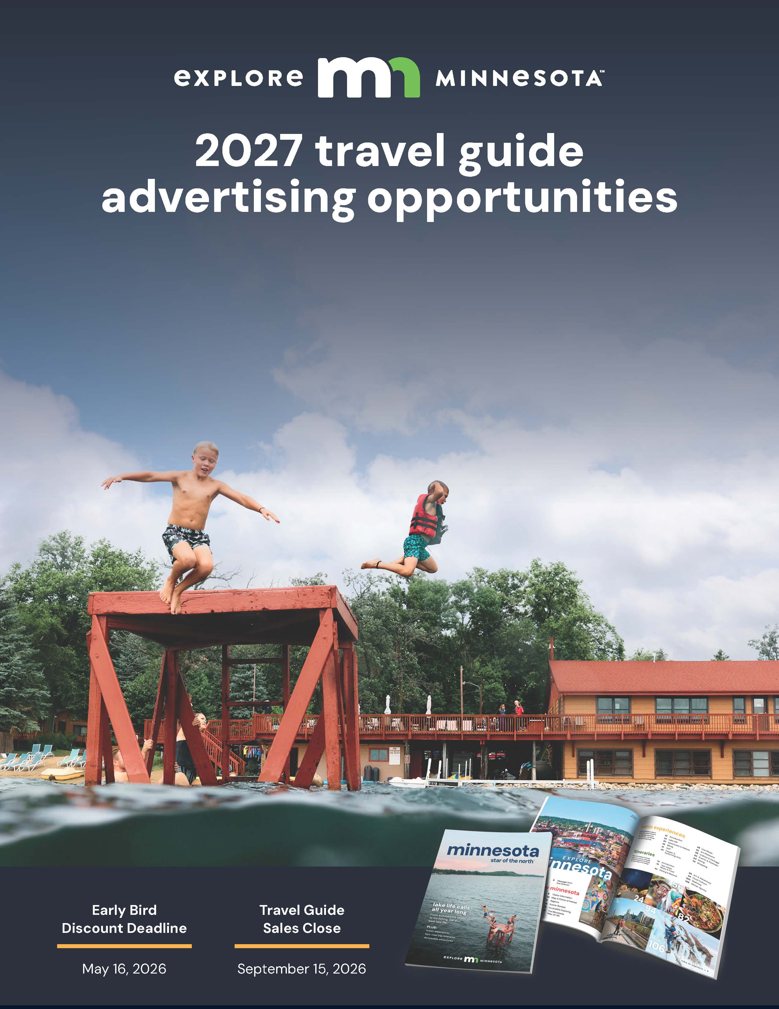 travel guide advertising opportunities cover