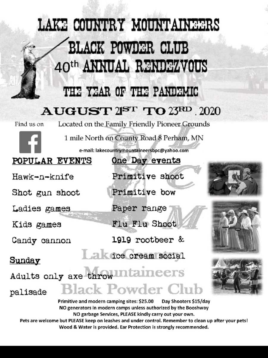 Black Powder Rendezvous/Pioneer Days Explore Minnesota