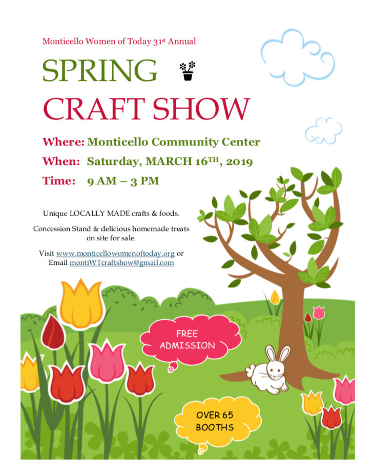 Monticello Women of Today 31st Annual Spring Craft Show Explore Minnesota