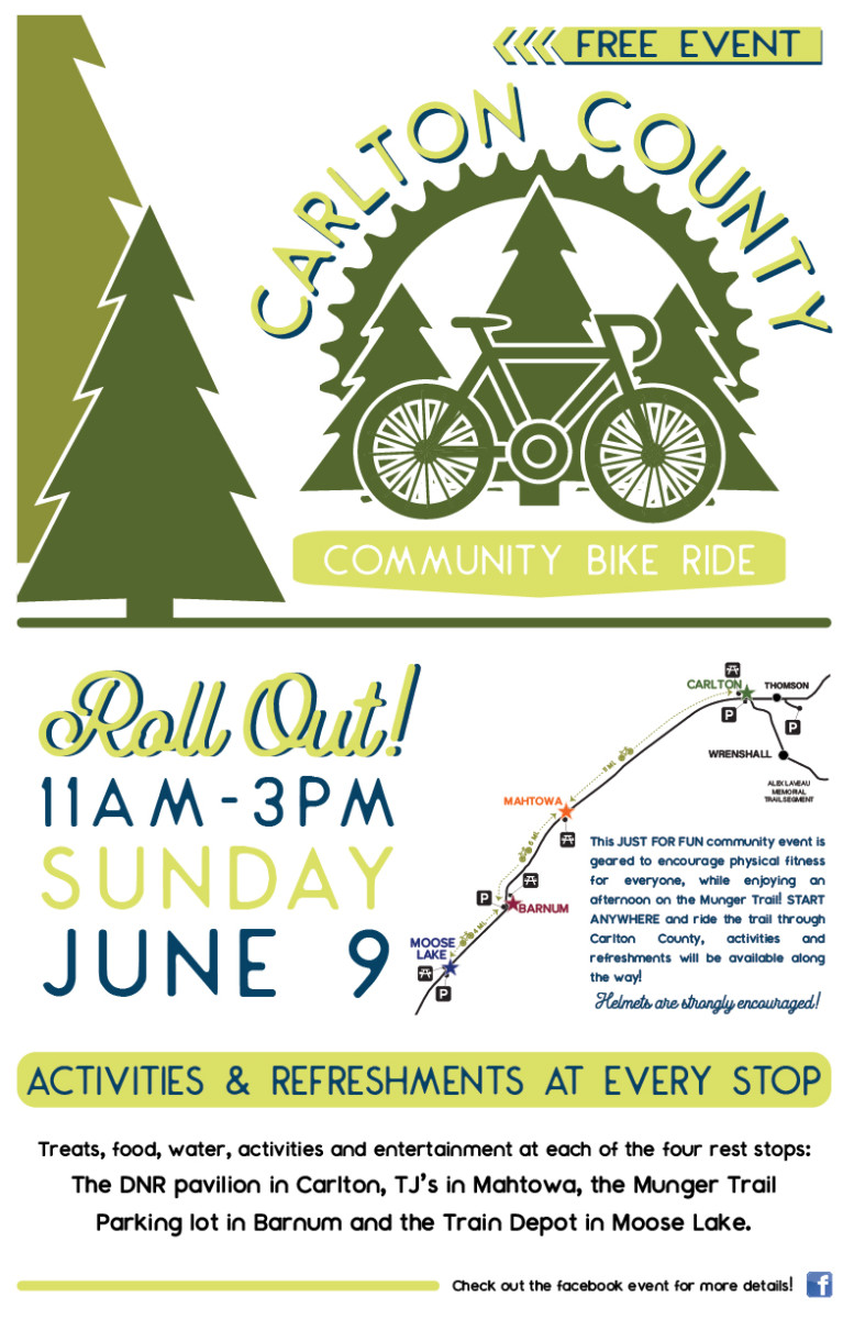 Carlton County Community Bike Ride Explore Minnesota