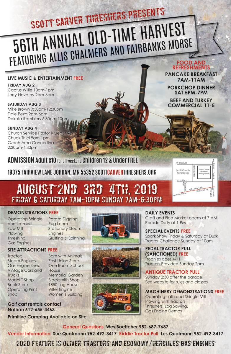 Scott-Carver Threshers Harvest Festival | Explore Minnesota
