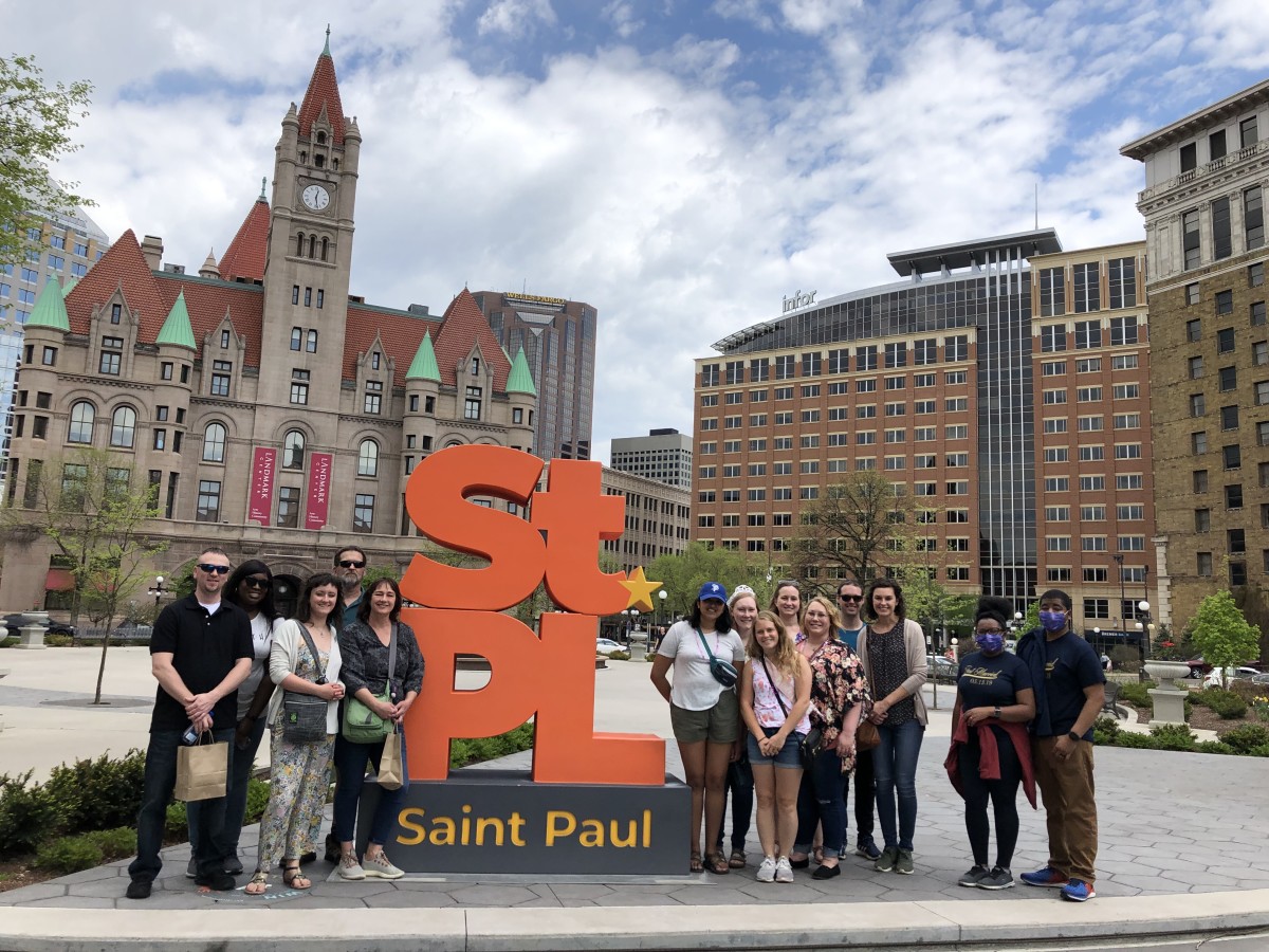 St. Paul MN, Skyway Map