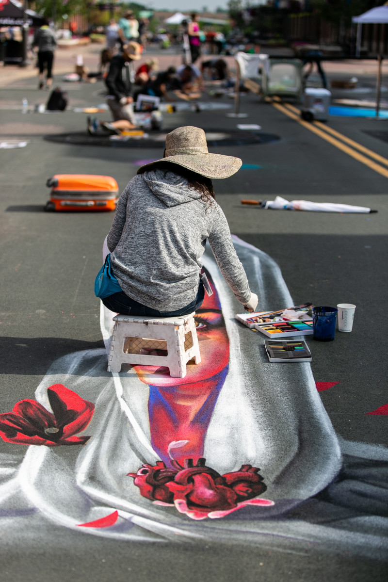 Chalkfest at Arbor Lakes Explore Minnesota