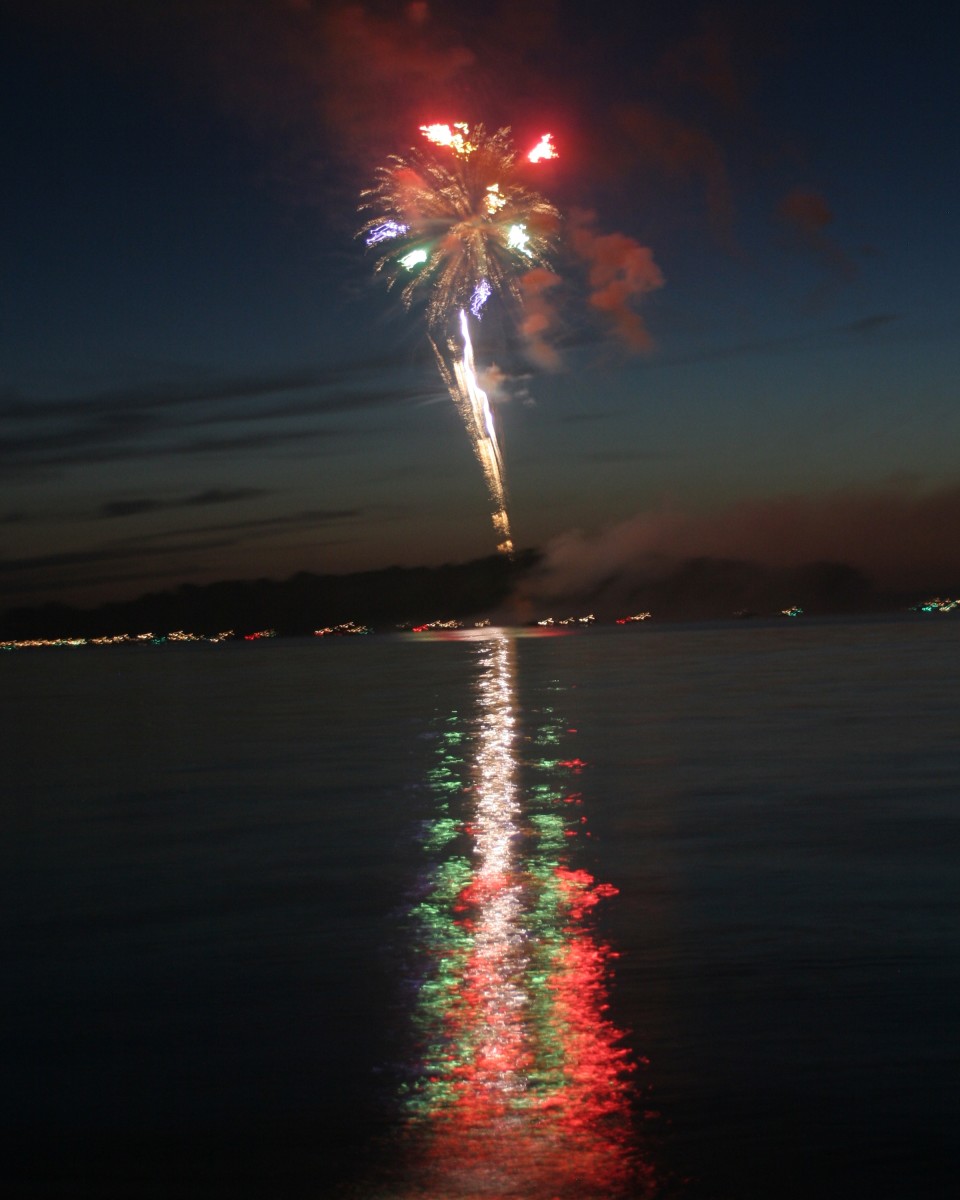 4th Of July Fireworks Over Lake Waconia Explore Minnesota
