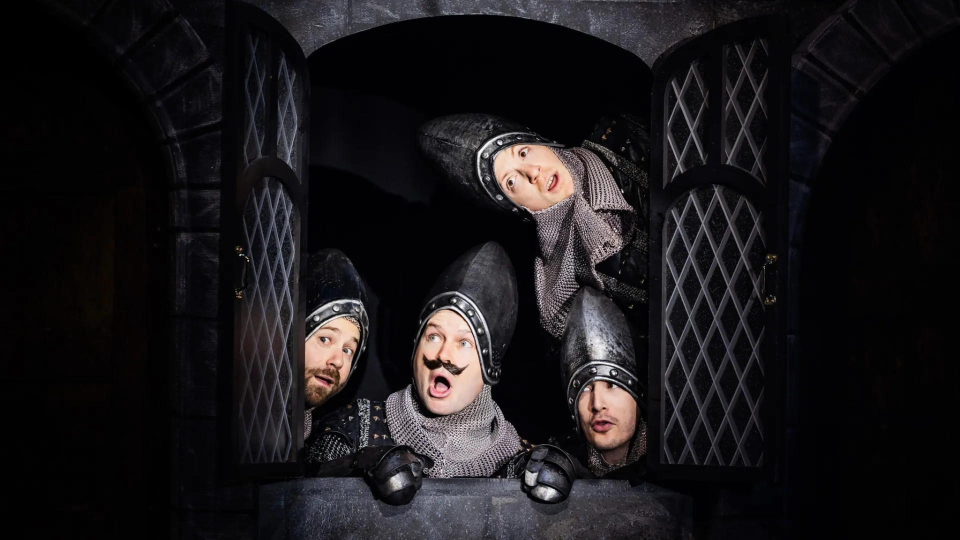 A national tour production of "Spamalot"