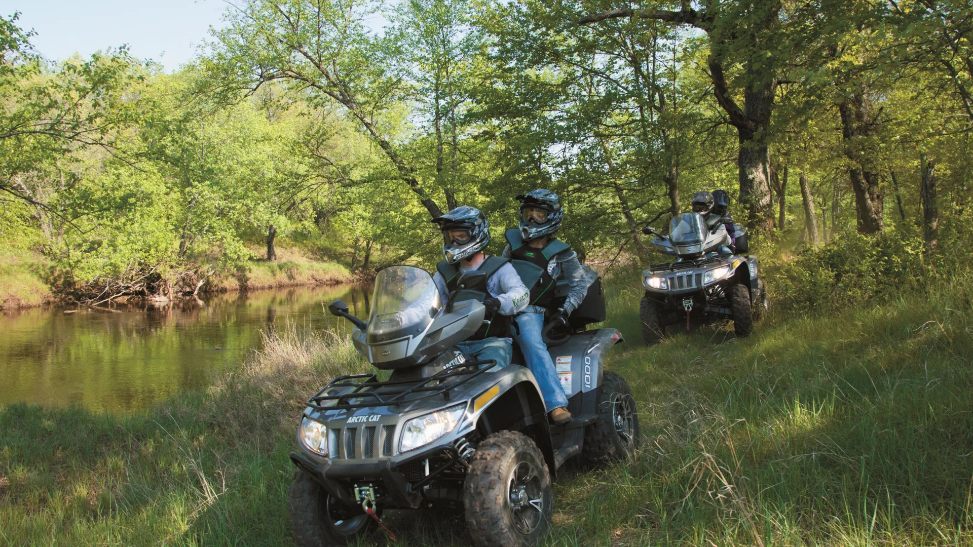 Group ATVing in Thief River Falls