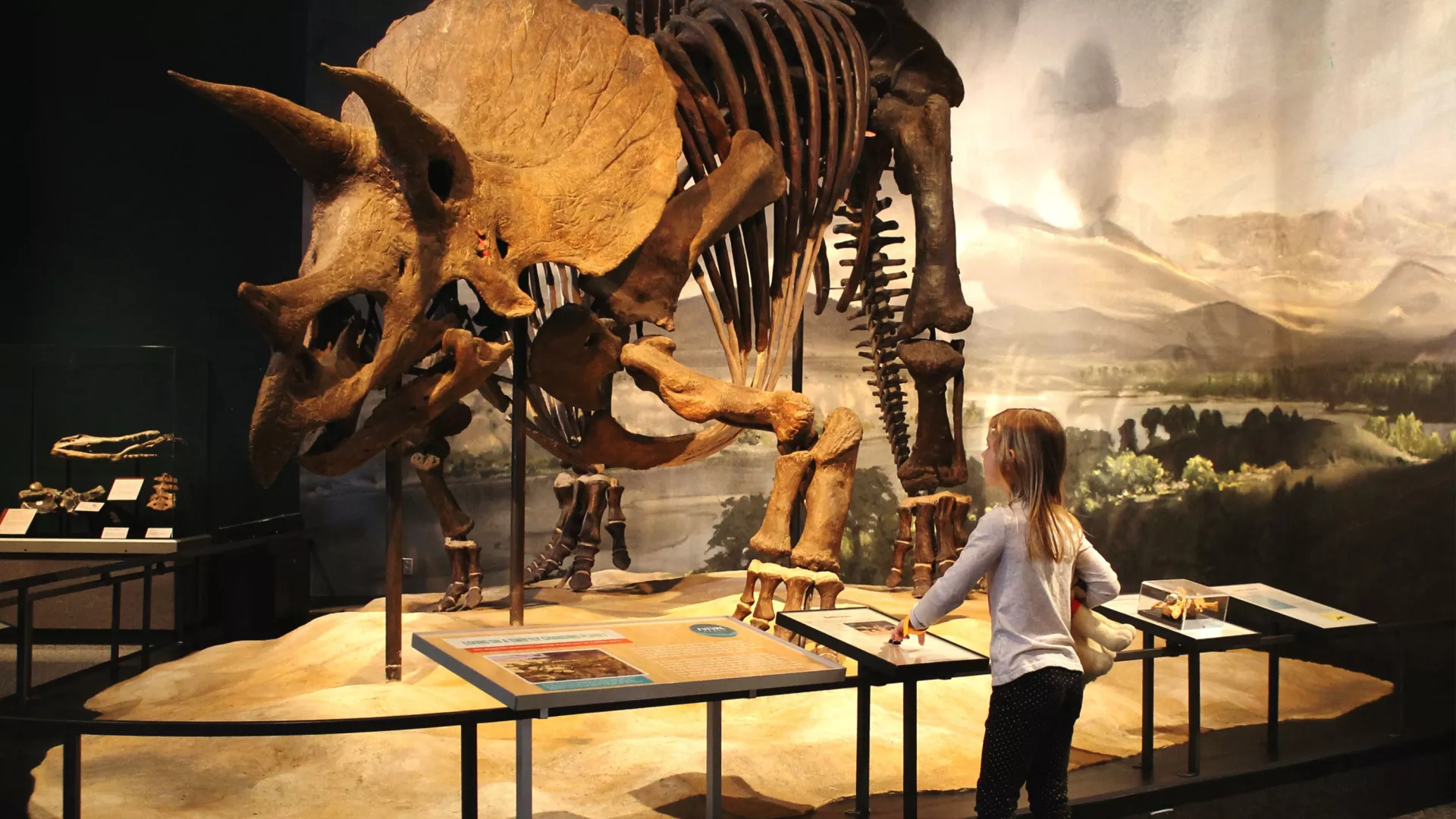 Dinosaurio en el Science Museum of Minnesota