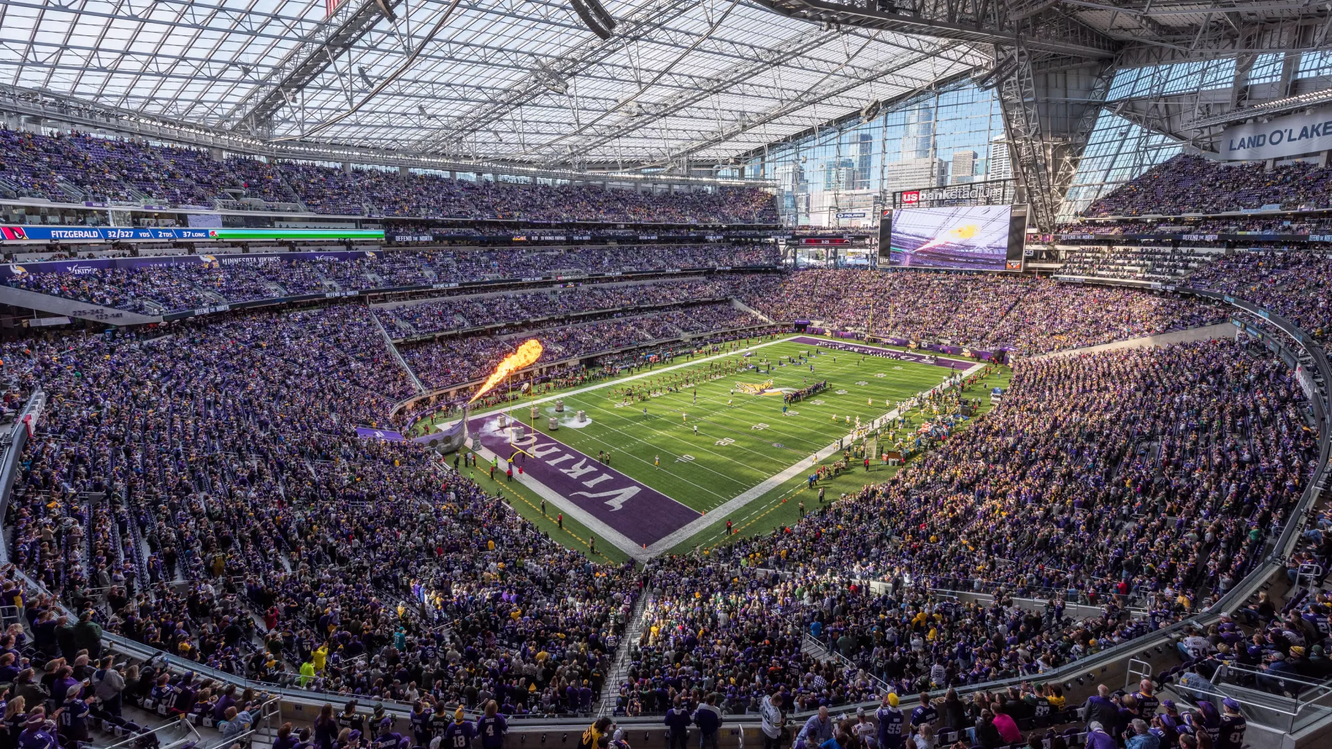 Minnesota Vikings game at U.S. Bank Stadium