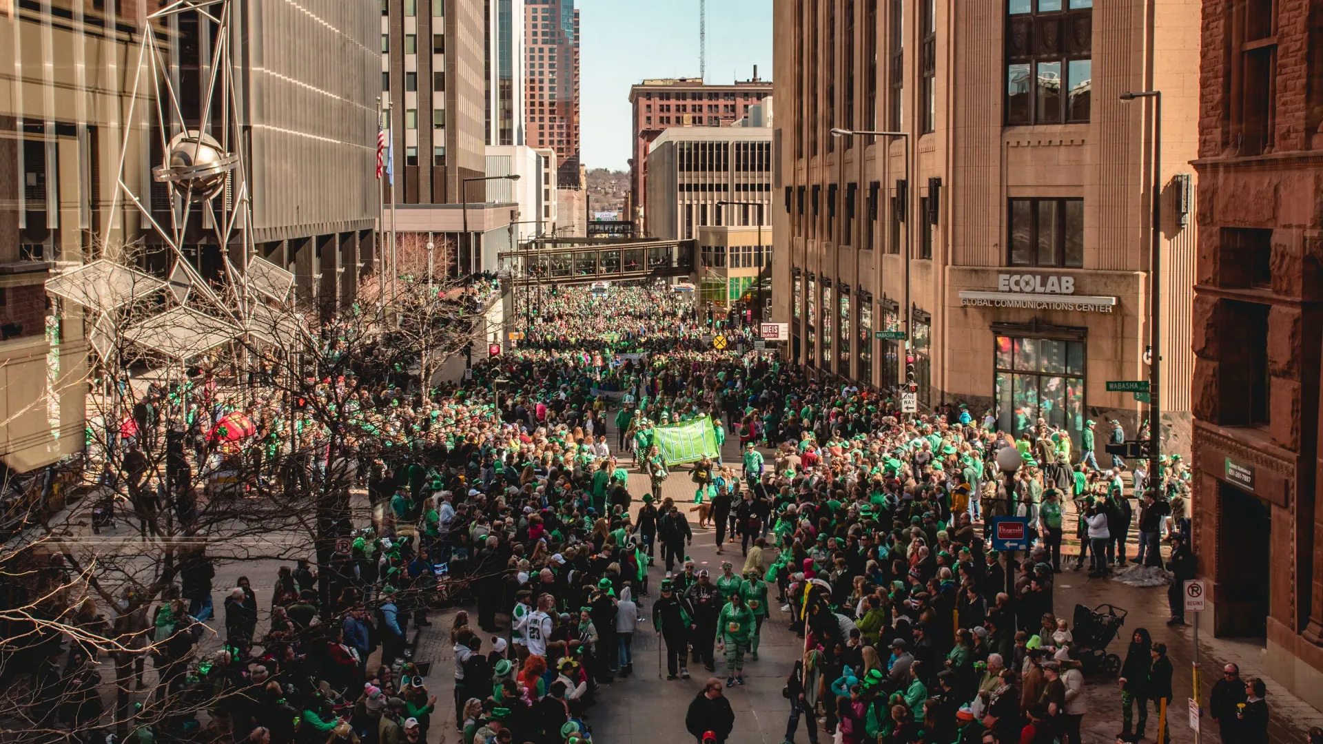 St. Patrick's Day parade in St. Paul
