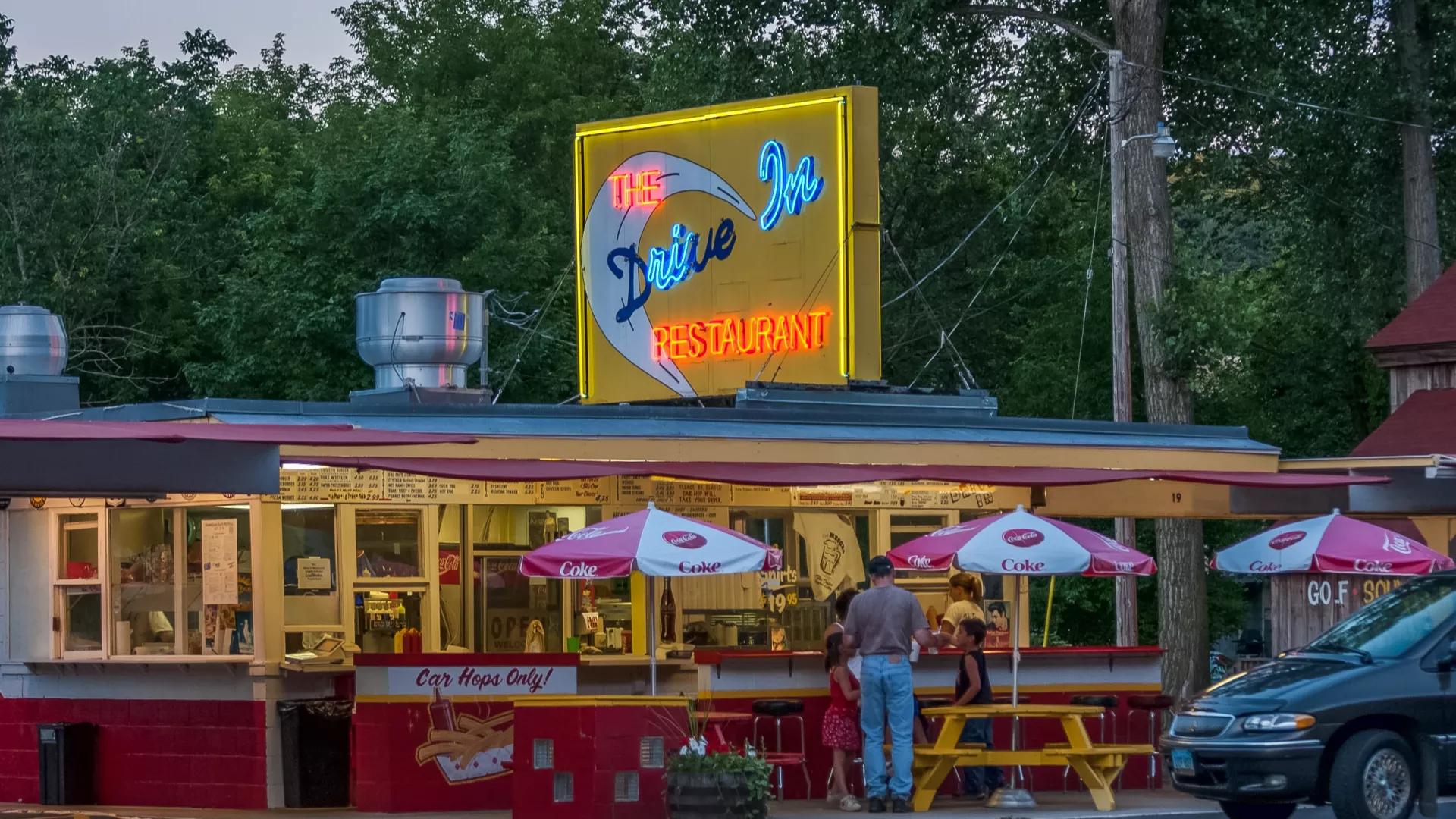 The Drive In restaurant in Taylors Falls