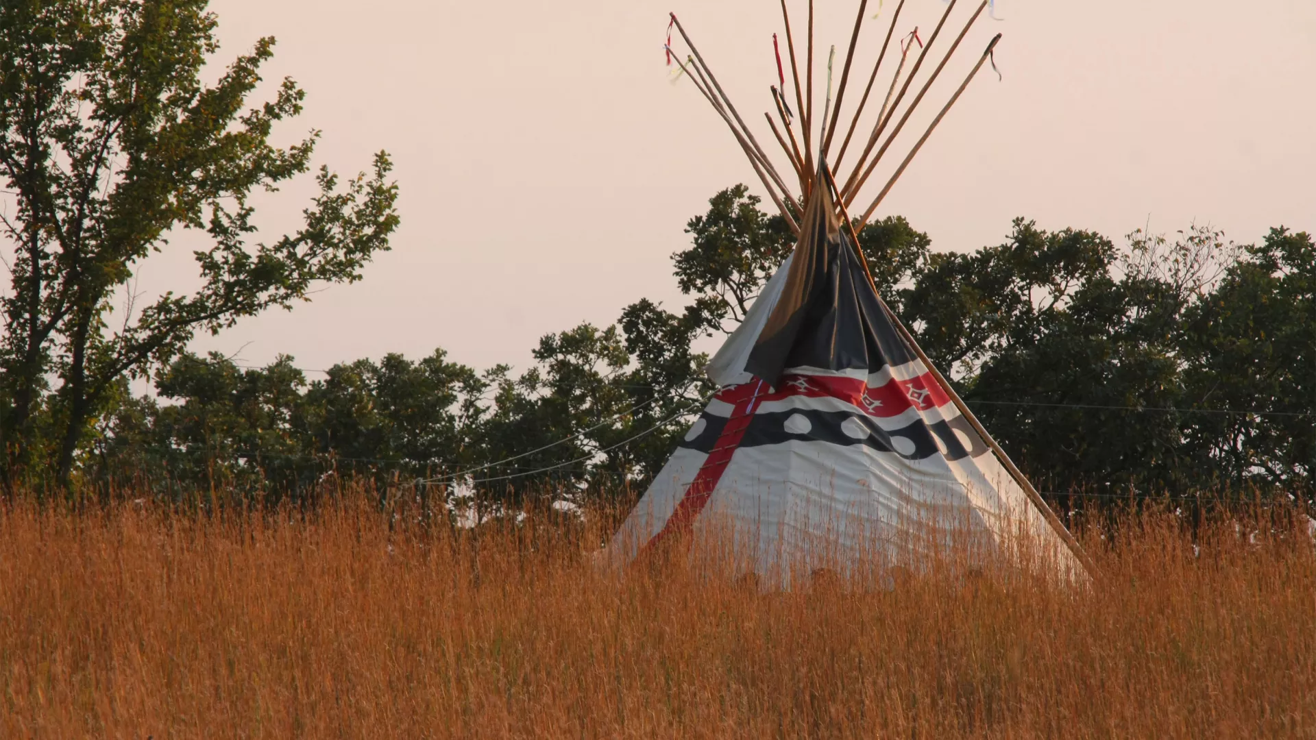 Upper Sioux Agency State Park teepee