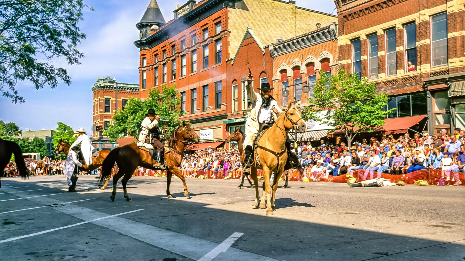 Actors at the annual Defeat of Jesse James Days in Northfield