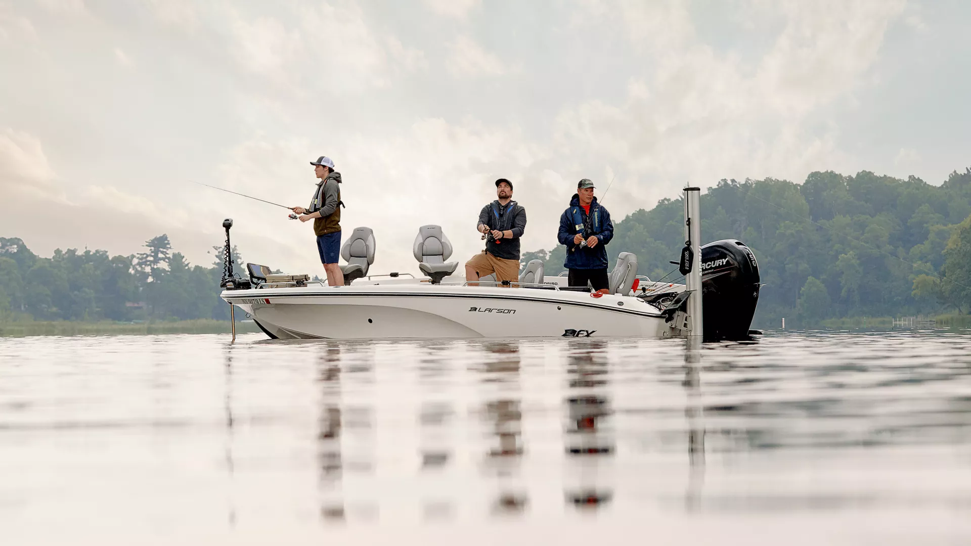 Fishing on Lake Margaret