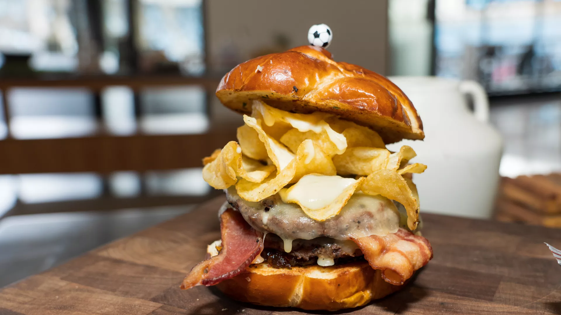 Allianz Field food, The Bishop Burger