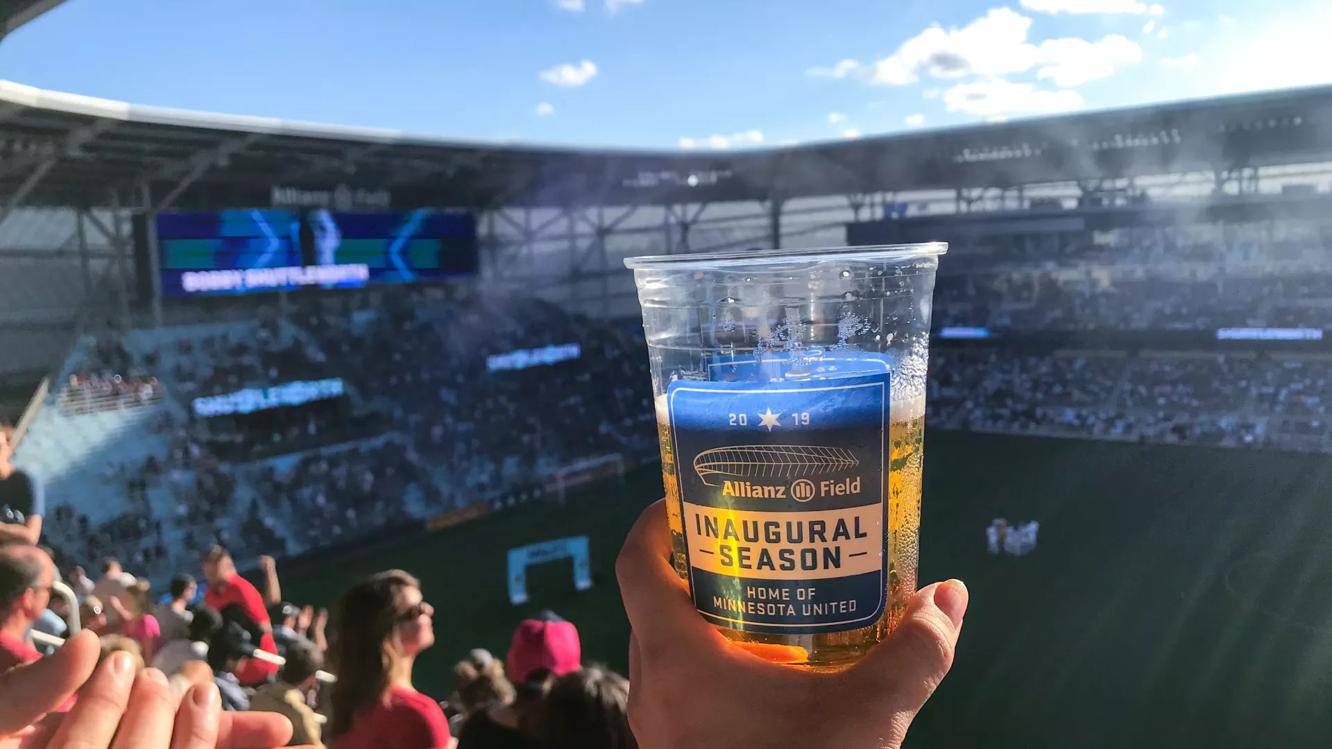 Minnesota United FC fans at Allianz Field, St. Paul