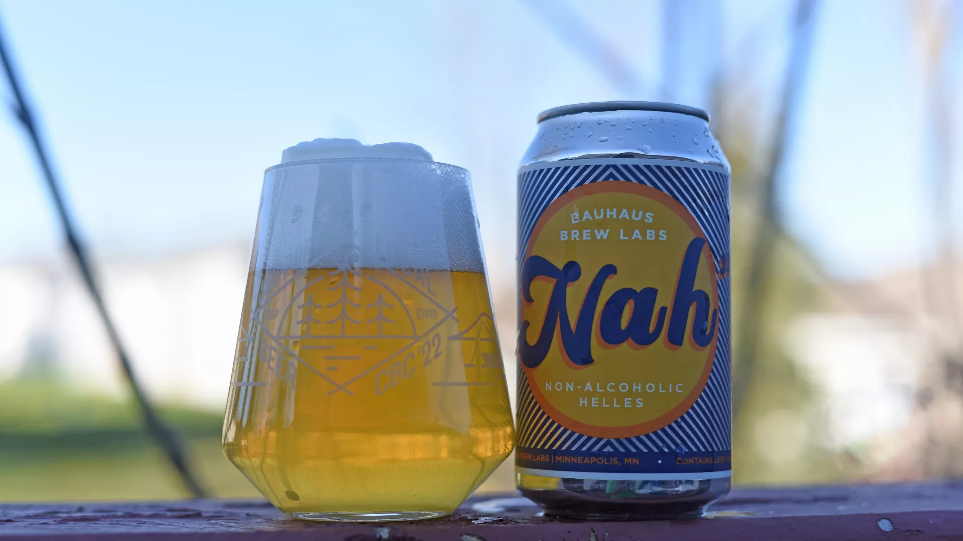 The Nah non-alcoholic beer at Bauhaus Brew Labs