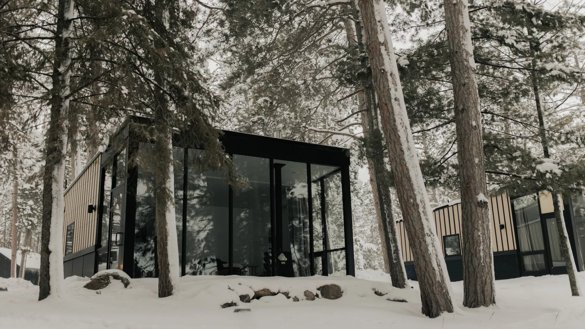 Nature Link resort in Nisswa during the winter