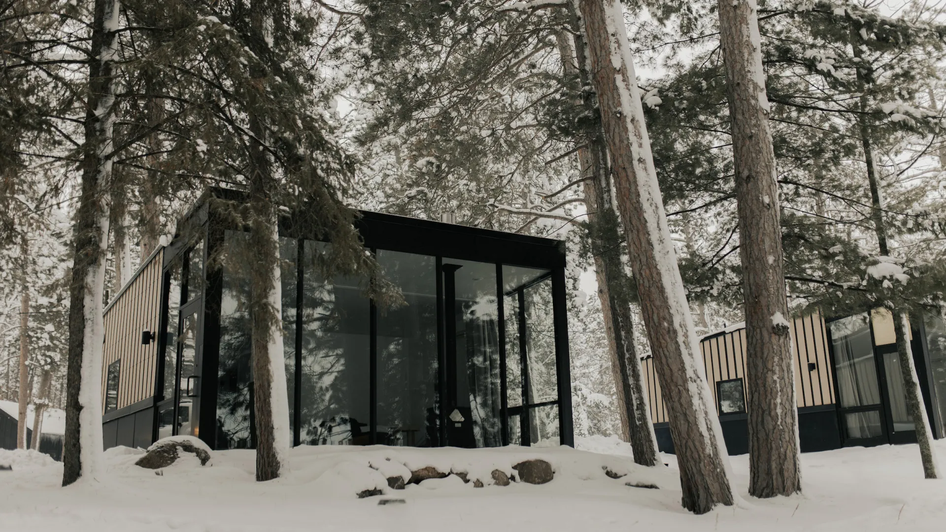 Nature Link resort in Nisswa during the winter