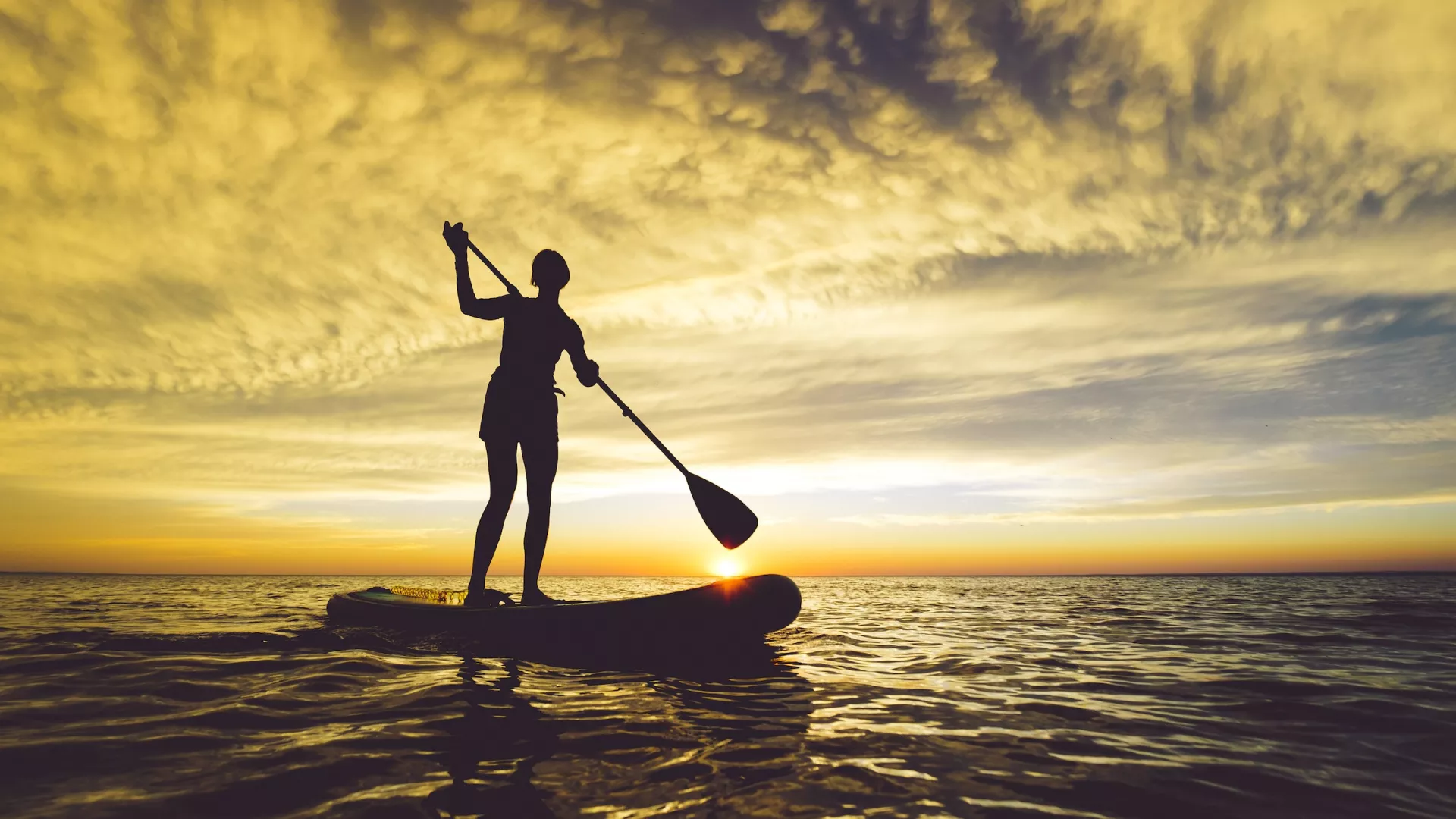 Paddle boarding in Duluth