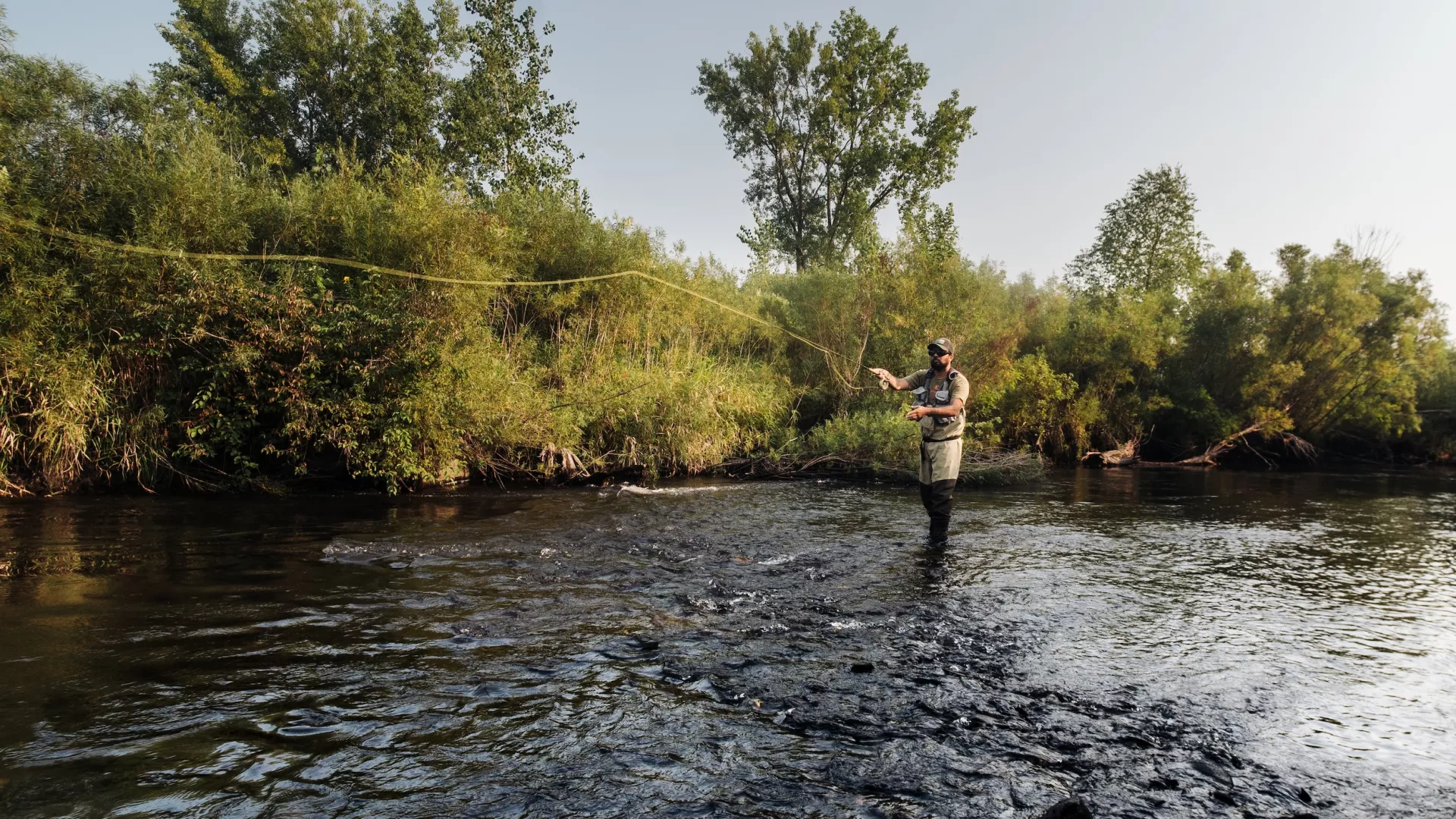 Fly fishing on Vermilion River