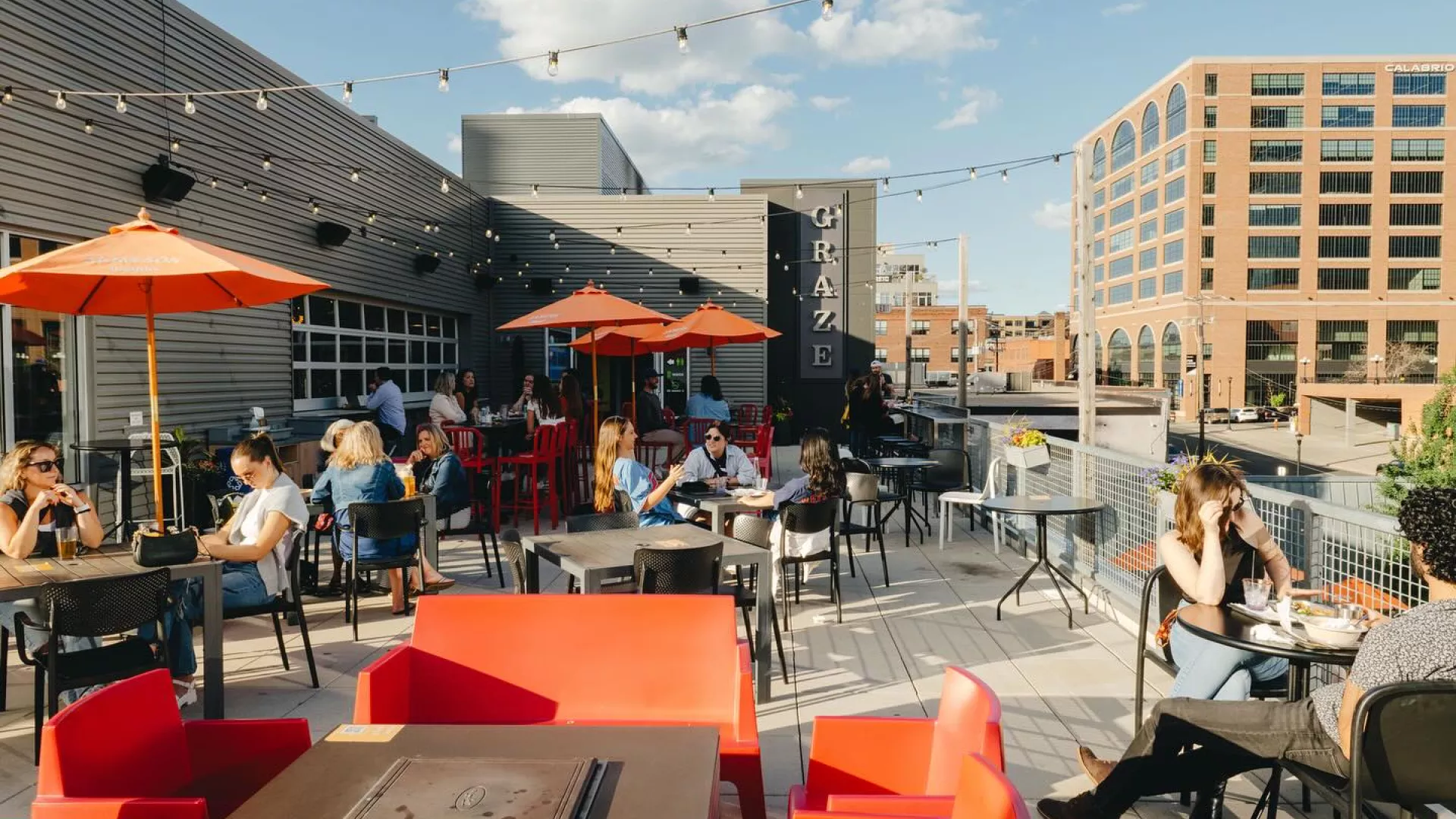 Graze Provisions + Libations rooftop