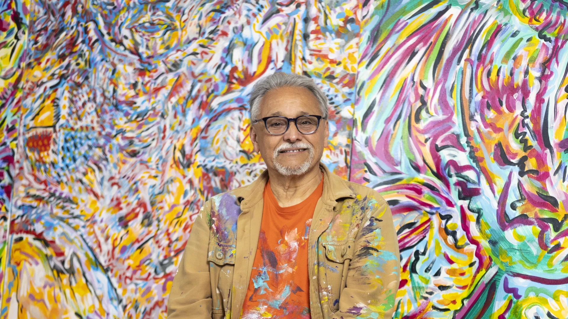 Jimmy Longoria in his Oak Park Heights studio
