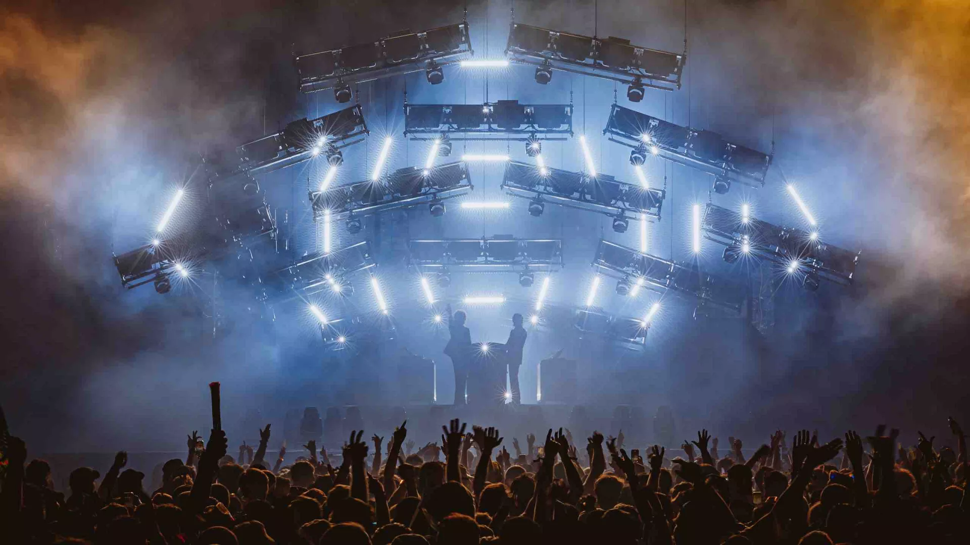 Justice live at Coachella