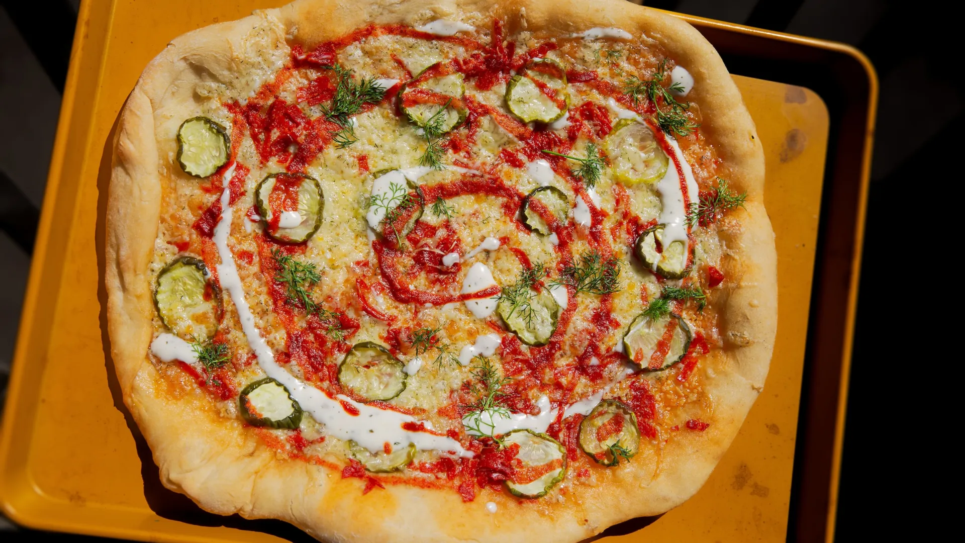 Hayden Haas' Dill Pickle Pizza