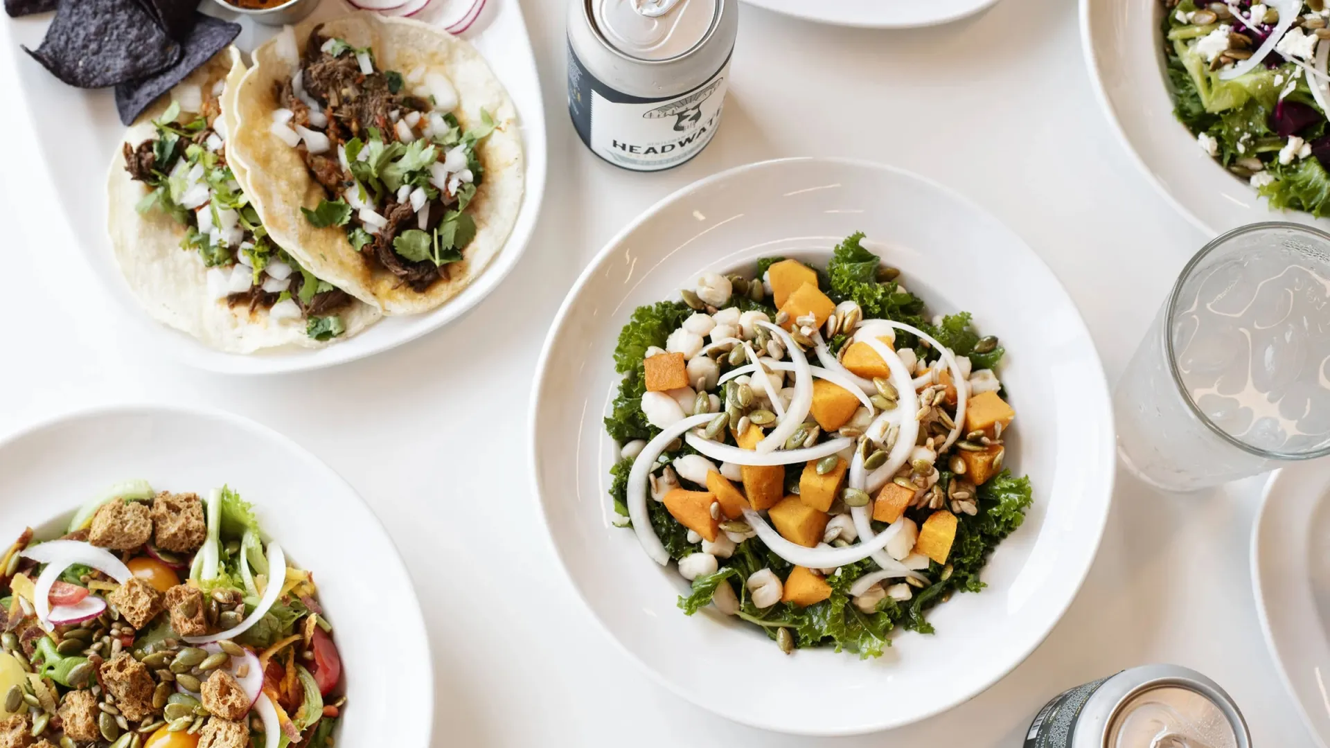 Gatherings Cafe food spread